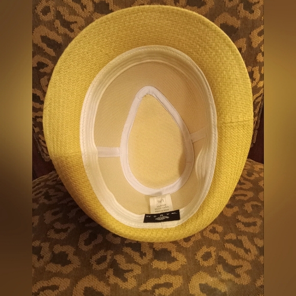 A Pamoa Lg/XL Fedora style hat never worn w/ a cream band & metal turtle emblem. - Picture 2 of 5